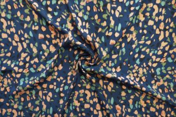 Lady McElroy Polished Pebbles - Marine - Morracain Crepe - Remnant - 3m