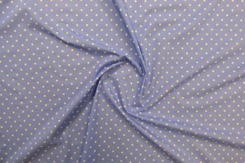 Lady McElroy Polka Array - Sky Blue - Marlie-Care Lawn - Remnant -2m