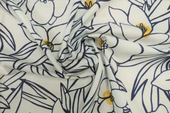 Lady McElroy Pollen Pose - Marlie-Care Lawn - Remnant - 2m