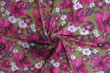 Lady McElroy Poppy Pops - Ella Chambray - Remnant - 0.7m