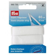 Prym Elastic Shoulder Strap 15mm White