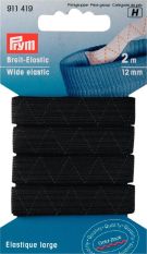 Prym Standard Elastic 12mm Black 2m