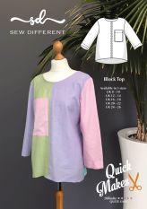 Sew Different Quick Makes Oversize Block Top Pattern