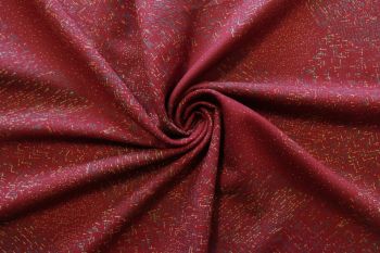 Lady McElroy Rain In Style- 100% Wool Crepe - Remnant - 3m