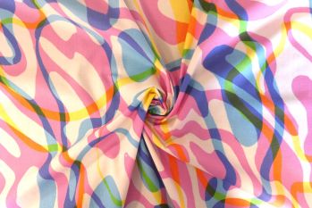 Lady McElroy Rainbow Pigment - Marlie-Care Lawn - Remnant - 2.2m