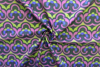 Lady McElroy Reminiscence - Magenta Marlie-Care Lawn - Remnant -3m