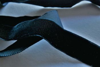 Navy Velvet Ribbon - 50m Reel