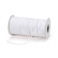 3.5mm Shock Cord Elastic - White