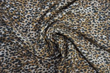 animal print florenza crepe