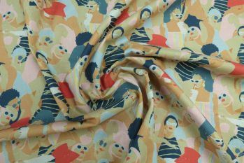 Lady McElroy Siesta Beach Cotton Marlie-Care Lawn - Remnant - 3.7m