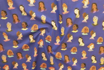 Lady McElroy Single Ladies - Blue - Marlie-Care Lawn