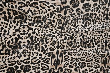 Lady McElroy South African Cats - Viscose Challis Lawn - Remnant - 2.9m