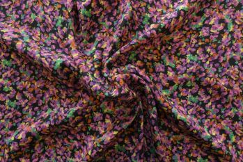 Lady McElroy Sugar Plum Confetti - Viscose Morracain Crepe