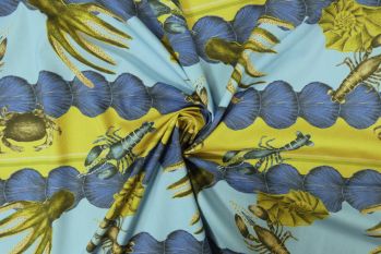 Lady McElroy Sunny Sealife - Marlie-Care Lawn - Remnant - 3m