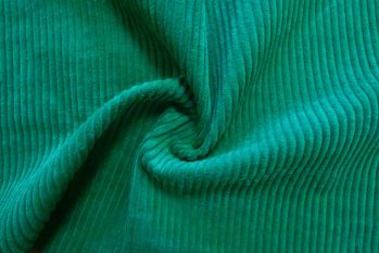 Lady McElroy Dakota - Oeko-Tex Sustainable 4.5 Wale Corduroy - Emerald - Remnant - 1.1m