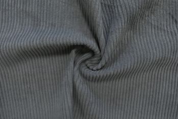 Lady McElroy Dakota - Oeko-Tex Sustainable 4.5 Wale Corduroy - Slate Grey - Remnant - 1.8m