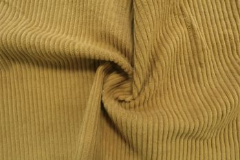 Lady McElroy Dakota - Oeko-Tex Sustainable 4.5 Wale Corduroy - Soft Gold - Remnant - 1.6m