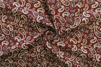 Lady McElroy Maroon Paisley