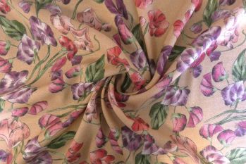 Lady McElroy Sweet-Pea Elegance - Florenza Crepe - Remnant - 3.2m