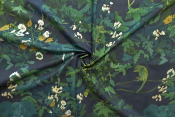 Exclusive Lady McElroy The Elephant & The Chameleon - Marlie-Care Lawn - Remnant - 0.7m