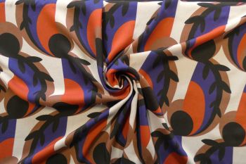 Exclusive Lady McElroy Trailing Art - Viscose Challis Lawn - Remnant - 2.2m