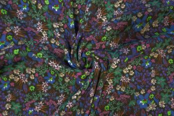 Lady McElroy Twilight Grove - Viscose Morracain Crepe - Remnant - 3m