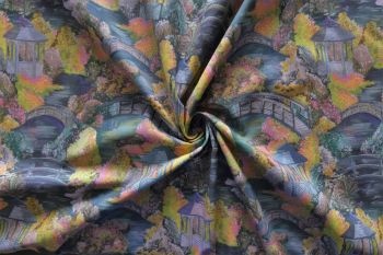 Exclusive Lady McElroy Water Under The Bridge - Cotton Marlie Lawn - Remnant - 3.7m