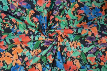 Lady McElroy Watercolour Blooms - Cotton Poplin 3M Remnants