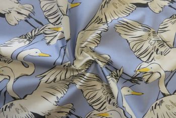 Lady McElroy Wild Goose Chase - Blue - Remnant - 3m