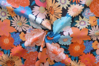 Lady McElroy Floral Jewels - Marlie-Care Lawn - Remnant - 1.8m
